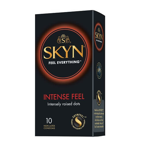 Mates Skyn Intense Feel Non Latex Condoms (Natural Color) – 10 Pack Condoms Default Title Condoms