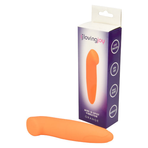Loving Joy Mini G-Spot Vibrator (Orange) – Waterproof Small Vibrator STIMULATORS