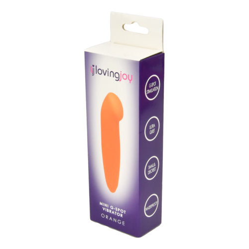 Loving Joy Mini G-Spot Vibrator (Orange) – Waterproof Small Vibrator STIMULATORS