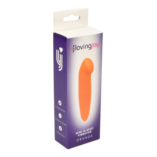 Loving Joy Mini G-Spot Vibrator (Orange) – Waterproof Small Vibrator STIMULATORS