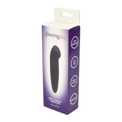 Loving Joy Mini G-Spot Vibrator (Black) – Waterproof Small Vibrator STIMULATORS