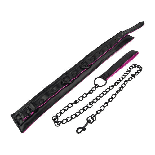 Bound to Please Padded Collar and Leash Set – Comfortable Bondage Kit Secondary image