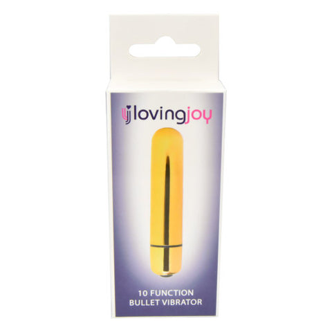 Loving Joy 10 Function Gold Bullet Vibrator – Slim Vibrator BULLETS