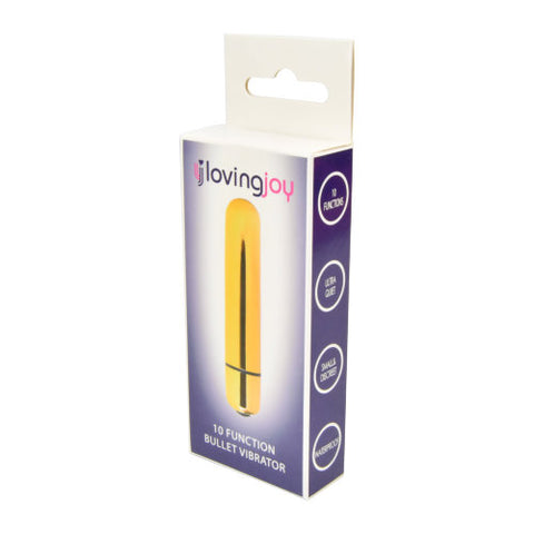 Loving Joy 10 Function Gold Bullet Vibrator – Slim Vibrator BULLETS