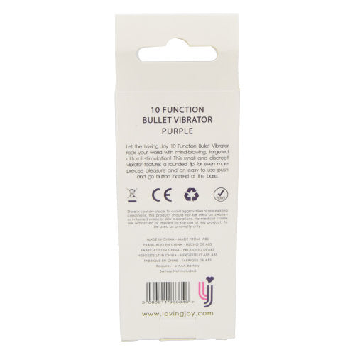 Loving Joy 10 Function Gold Bullet Vibrator – Slim Vibrator BULLETS