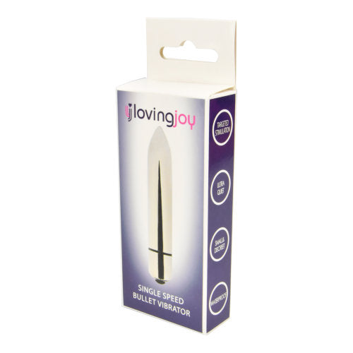 Loving Joy Single Speed Silver Bullet Vibrator – Waterproof Bullet Vibrator BULLETS