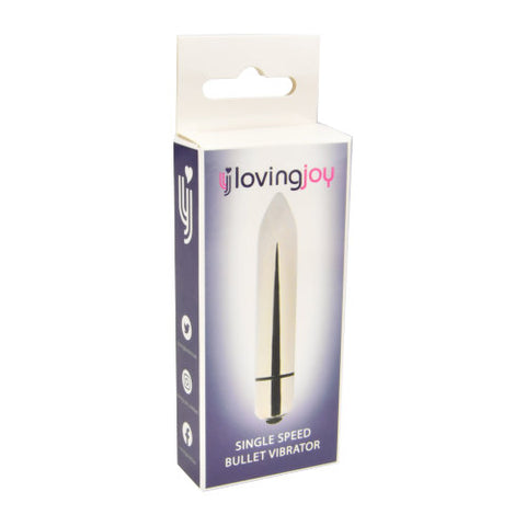 Loving Joy Single Speed Silver Bullet Vibrator – Waterproof Bullet Vibrator BULLETS
