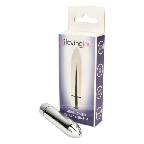 Loving Joy Single Speed Silver Bullet Vibrator – Waterproof Bullet Vibrator BULLETS