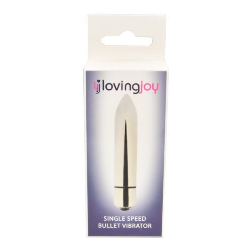 Loving Joy Single Speed Silver Bullet Vibrator – Waterproof Bullet Vibrator BULLETS