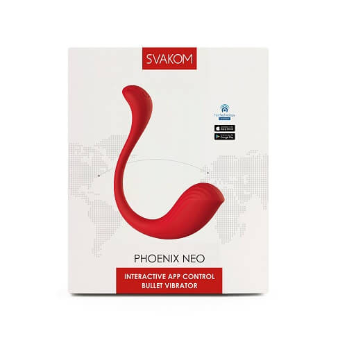 Svakom Phoenix Neo – Interactive App Controlled Silicone Vibrator > Sex Toys > Remote Control Toys