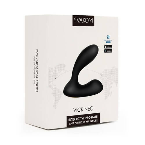 Svakom Vick Neo Black Interactive Prostate Massager > Anal Range > Prostate Plugs