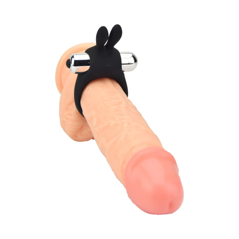 JoyRings Silicone Rabbit Vibrating Cock Ring – Silicone Couples Vibrating Cock Ring Cock Rings Vibrating