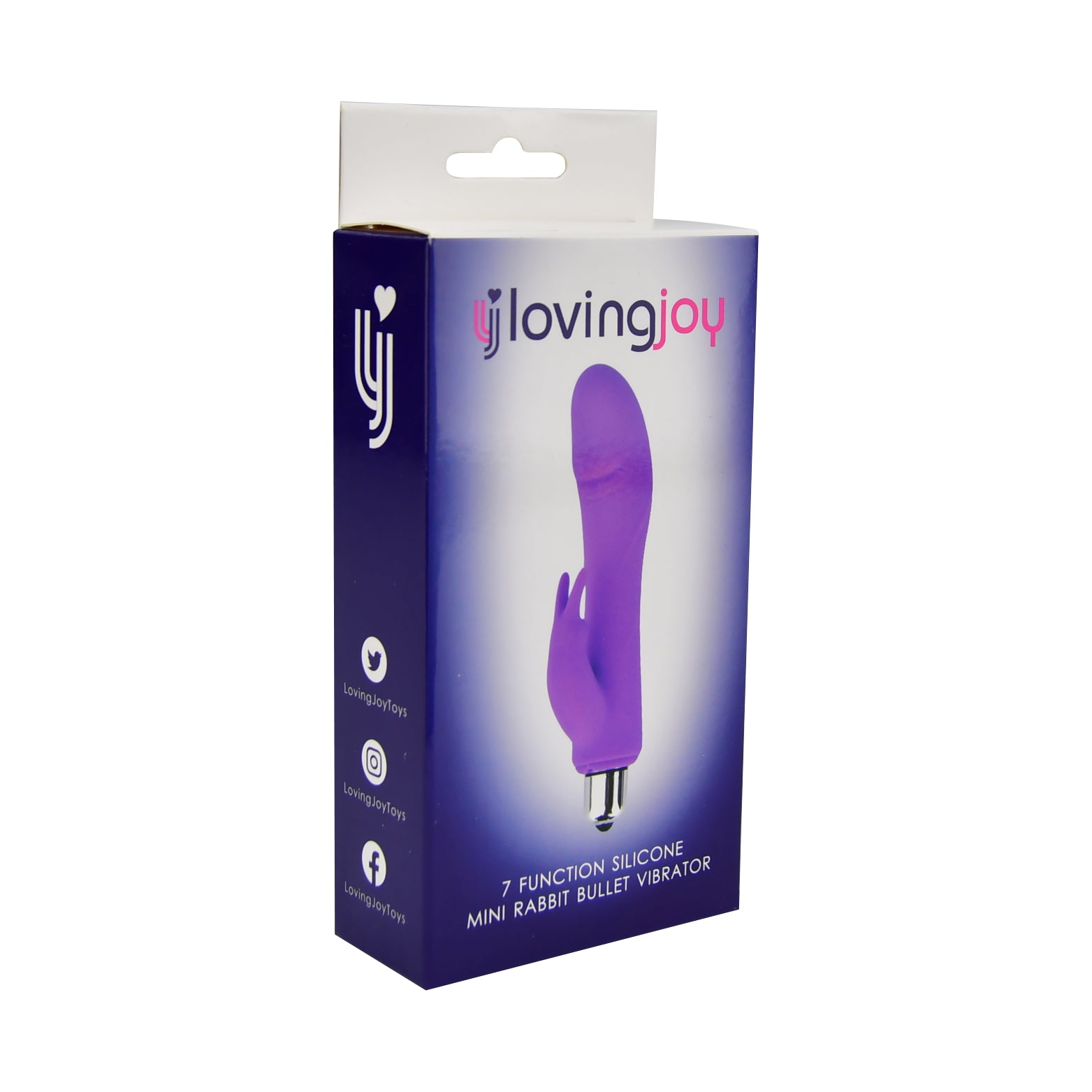 Loving Joy 7 Function Silicone Mini Rabbit Bullet Vibrator – Silicone Mini Rabbit Vibrator VIBRATORS-RABBIT
