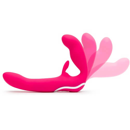 Happy Rabbit Strapless Strap-On Rabbit Vibrator – USB Rechargeable Waterproof Dual Vibrations (8) > Dildos > Strapless Strap Ons