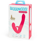 Happy Rabbit Strapless Strap-On Rabbit Vibrator – USB Rechargeable Waterproof Dual Vibrations > Dildos > Strapless Strap Ons