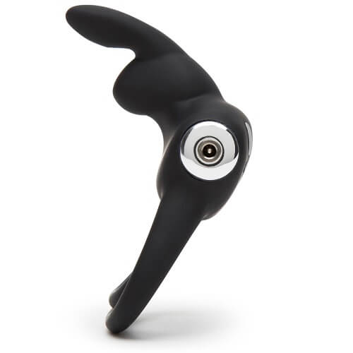 Happy Rabbit Couples Stimulating Rechargeable Silicone USB Vibrating Rabbit Love Ring > Cock Ring > Vibrating