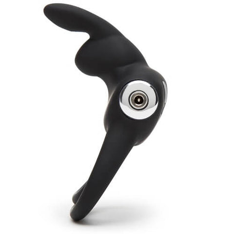 Happy Rabbit Couples Stimulating Rechargeable Silicone USB Vibrating Rabbit Love Ring > Cock Ring > Vibrating