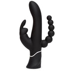 Happy Rabbit Triple Curve Rechargeable Vibrator with Travel Lock and Dual Motors > Vibrators > Ladies > Rabbit