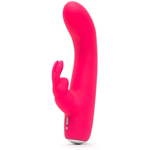 Happy Rabbit Mini Rechargeable Waterproof Silicone Rabbit Vibrator with Curved G-Spot Tip Secondary image