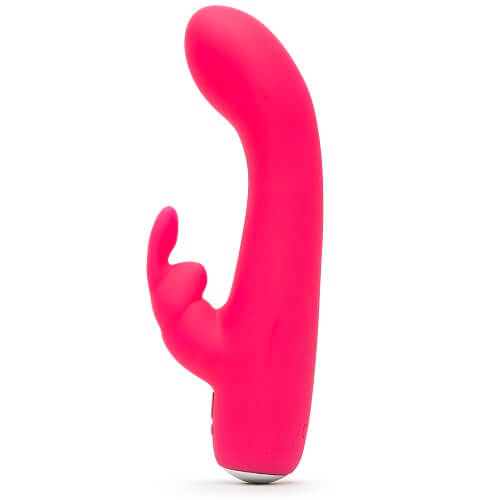 Happy Rabbit Mini Rechargeable Waterproof Silicone Rabbit Vibrator with Curved G-Spot Tip > Vibrators > Ladies > Rabbit