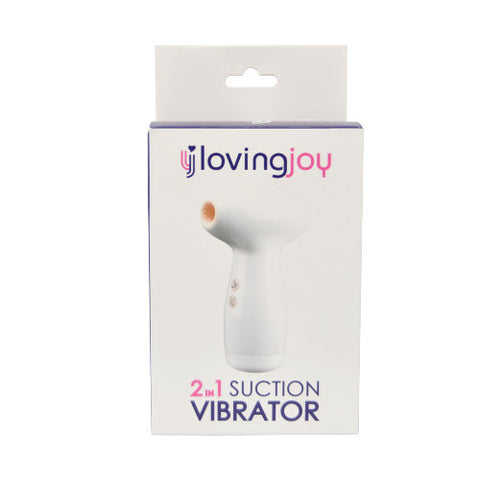 Loving Joy 2 in 1 Suction Vibrator – Dual-Function Vibrator Suction Stimulator