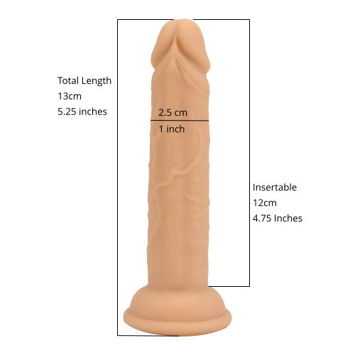 Loving Joy 4.5 Inch Silicone Dildo – Slim Beginner Friendly Silicone Dildo DONGS