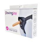 Loving Joy Beginners Pegging Strap-On Kit With Universal Harness and 4.5 Inch Silicone Dildo > Dildos > Strap On Harnesses
