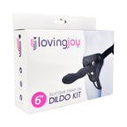 Loving Joy 6 Inch Silicone Dildo Kit – Adjustable Harness Strap-On Set > Dildos > Strap On Harnesses