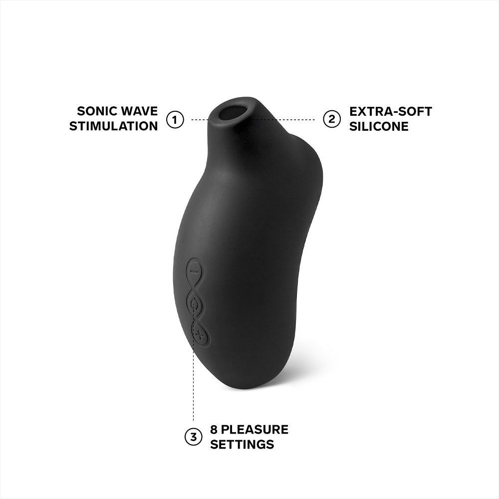 Lelo Sona Clitoral Stimulator Black Air Pulsation