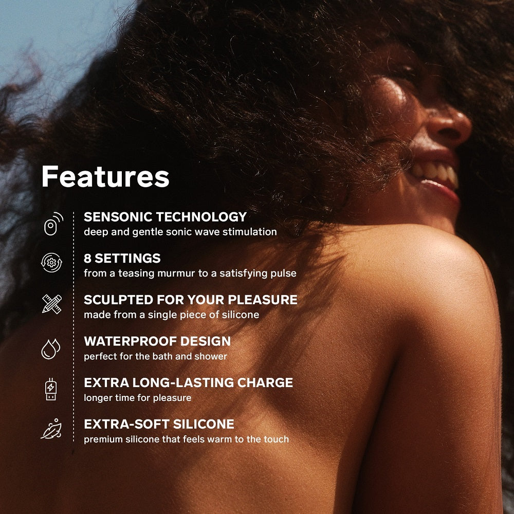 Lelo Sona Clitoral Stimulator Black Air Pulsation