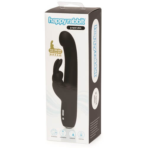 Happy Rabbit Slimline G-Spot USB Rechargeable Slim Rabbit Vibrator > Vibrators > Ladies > Rabbit