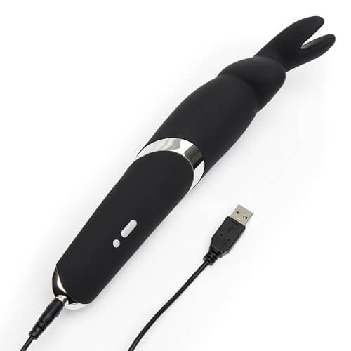 Happy Rabbit Wand Vibrator – Rechargeable Silicone 10 Vibration Patterns External Stimulator > Sex Toys For Ladies > Clitoral Vibrators and Stimulators