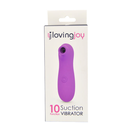 Loving Joy Clitoral Suction Vibrator – 10 Function Small Travel Vibrator VIBRATORS