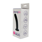 Loving Joy Smooth Silicone Dildo 6 Inch (Black) – Smooth Silicone Dildo > Dildos > Neutral Dildos