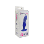 Loving Joy 6 Inch Silicone Dildo (Midnight Blue) – Harness Compatible Dong > Dildos > Neutral Dildos