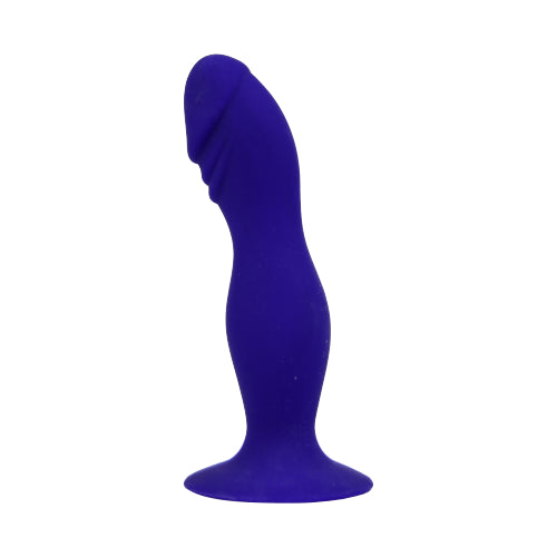 Loving Joy 6 Inch Silicone Dildo (Midnight Blue) – Harness Compatible Dong > Dildos > Neutral Dildos