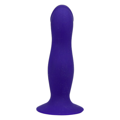 Loving Joy 6 Inch Silicone Dildo (Midnight Blue) – Harness Compatible Dong > Dildos > Neutral Dildos