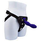 Loving Joy 6 Inch Silicone Dildo (Midnight Blue) – Harness Compatible Dong > Dildos > Neutral Dildos
