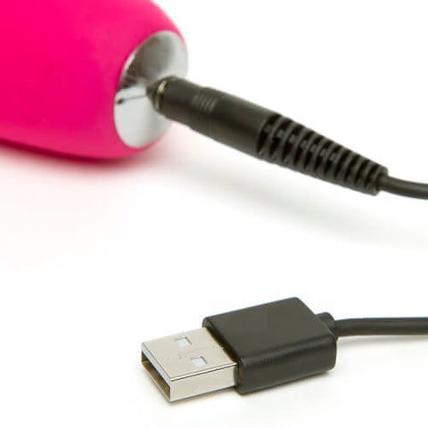 Happy Rabbit Slimline Curve USB Rechargechargeable Slim Shaft Rabbit Vibrator > Vibrators > Ladies > Rabbit