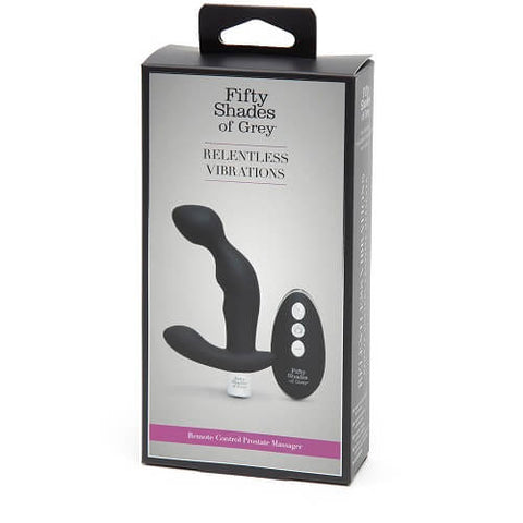 Fifty Shades of Grey Relentless Vibrations Remote Control Rechargeable Prostate Vibrator > Anal Range > Prostate Plugs