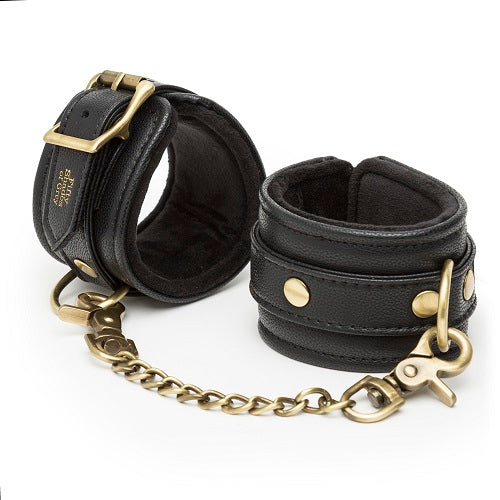 Fifty Shades of Grey Bound to You Wrist Cuffs – Faux Leather with Soft Furry Lining Wrist Cuffs > Bondage Gear > Restraints