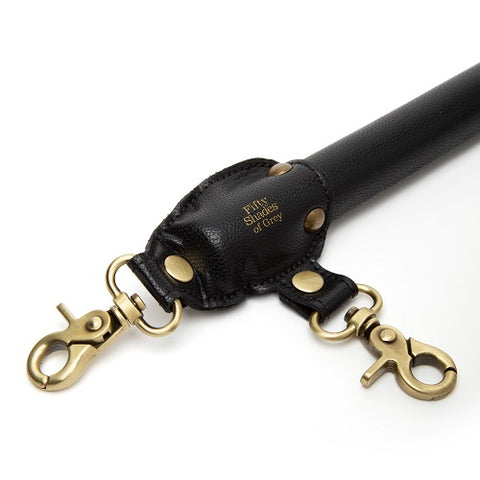 Fifty Shades of Grey Bound to You 20 Inch Faux Leather Spreader Bar with Quick-Release Clips > Bondage Gear > Restraints