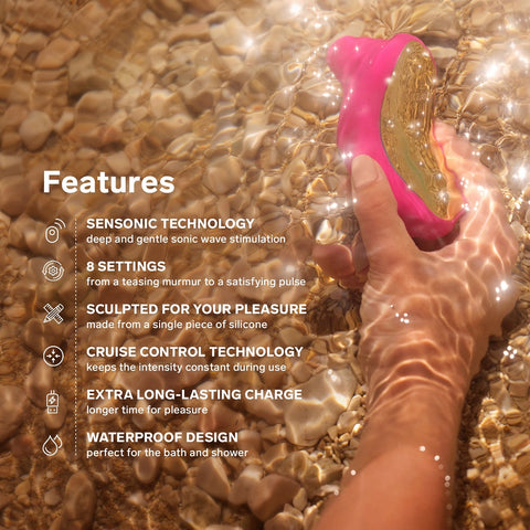 Lelo Sona Cruise – Sonic Clitoral Massager > Sex Toys For Ladies > Air Pulsation