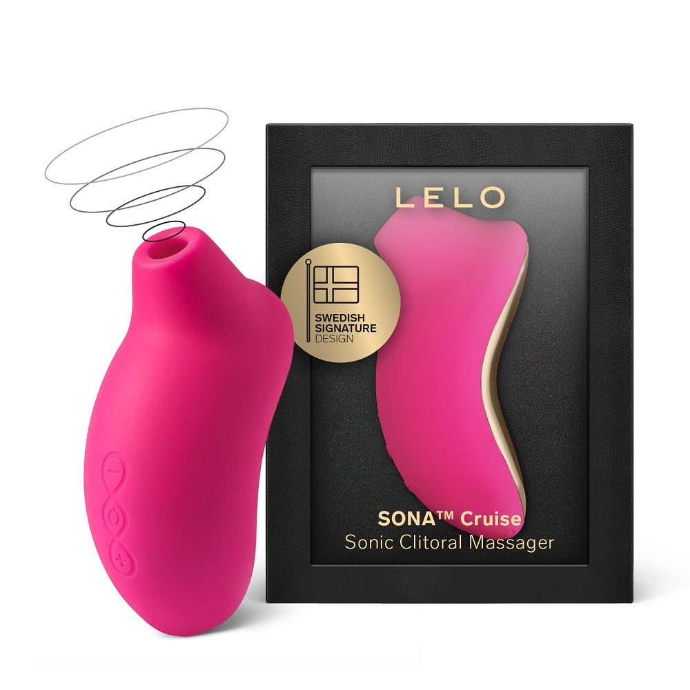 Lelo Sona Cruise Waterproof Sonic Silicone Clitoral Massager Pink > Sex Toys For Ladies > Clitoral Vibrators and Stimulators Main image