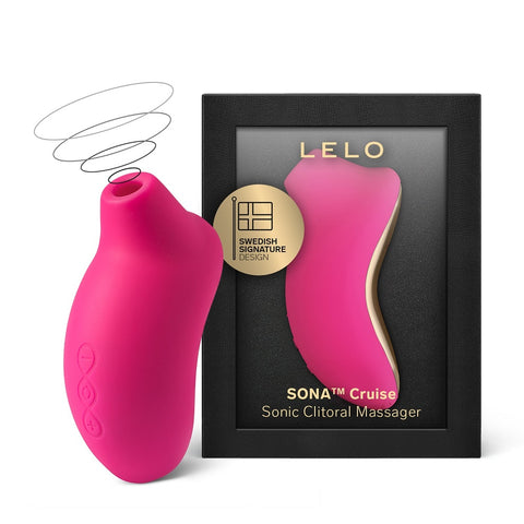 Lelo Sona Cruise – Sonic Clitoral Massager Pink > Sex Toys For Ladies > Air Pulsation