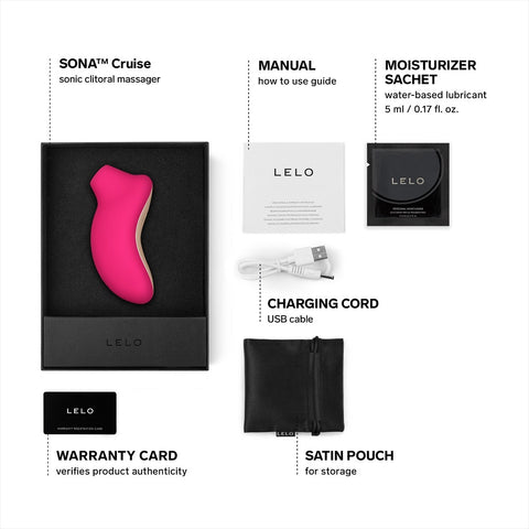 Lelo Sona Cruise – Sonic Clitoral Massager > Sex Toys For Ladies > Air Pulsation
