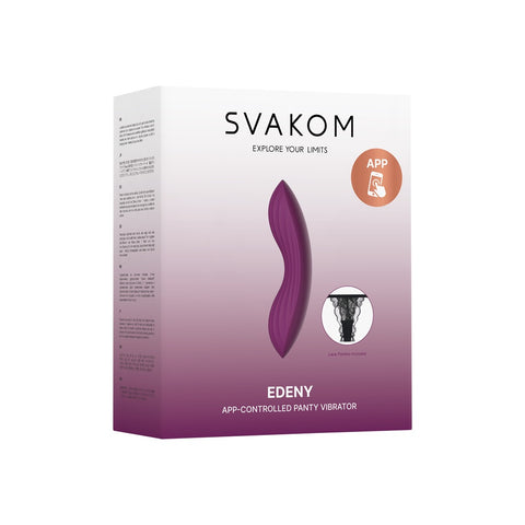 Svakom Edeny – App-Controlled Bluetooth Knicker Vibrator > Sex Toys For Ladies > Panty Vibes