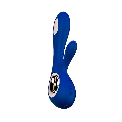 Lelo Soraya Wave Dual Action Vibrator Midnight Blue VIBRATORS-RABBIT