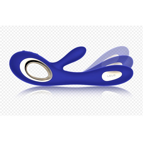 Lelo Soraya Wave Dual Action Vibrator Midnight Blue VIBRATORS-RABBIT
