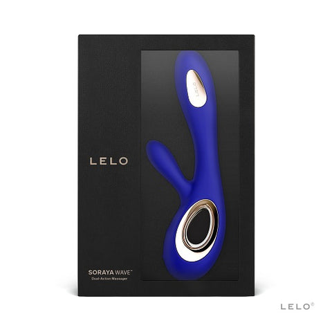 Lelo Soraya Wave Dual Action Vibrator Midnight Blue VIBRATORS-RABBIT